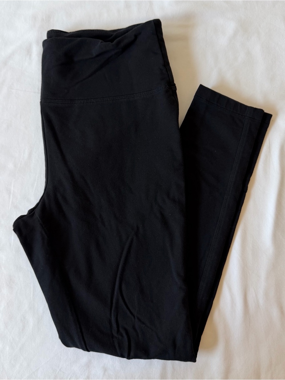 Max & Mia Black Cropped Lounge Leggings Women’s Size Large